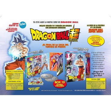 Dragon Ball Super Box 10 - La Saga del Torneo del Poder (Episodios 119 a 131) [DVD]