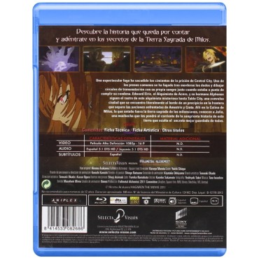 Fullmetal Alchemist: La Estrella Sagrada De Milos - Bd [Blu-ray]