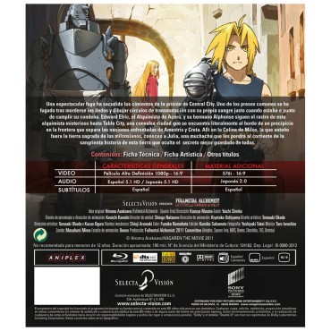Fullmetal Alchemist: La Estrella Sagrada De Milos - Bd [Blu-ray]