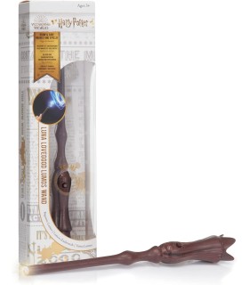 Varita Hermione Harry Potter Pinta Con Luz 36 cms