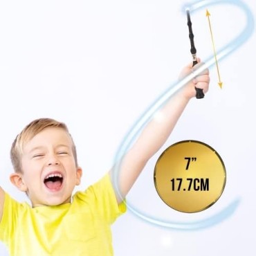 Varita Hermione Harry Potter Pinta Con Luz 36 cms