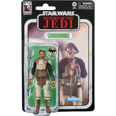 Figura Lando Calrissian Skiff Guard Star Wars Return of the Jedi The Black Series Articulada 15 cms
