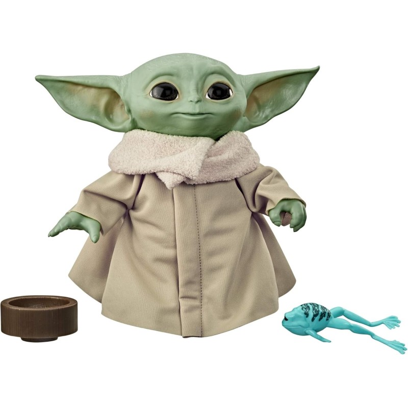 Figura Grogu Baby Yoda The Child The Mandalorian Star Wars Peluche Parlante 19 cms                                        