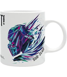 Taza Sub-Zero Vs Scorpion Mortal Kombat Cerámica 320 mls