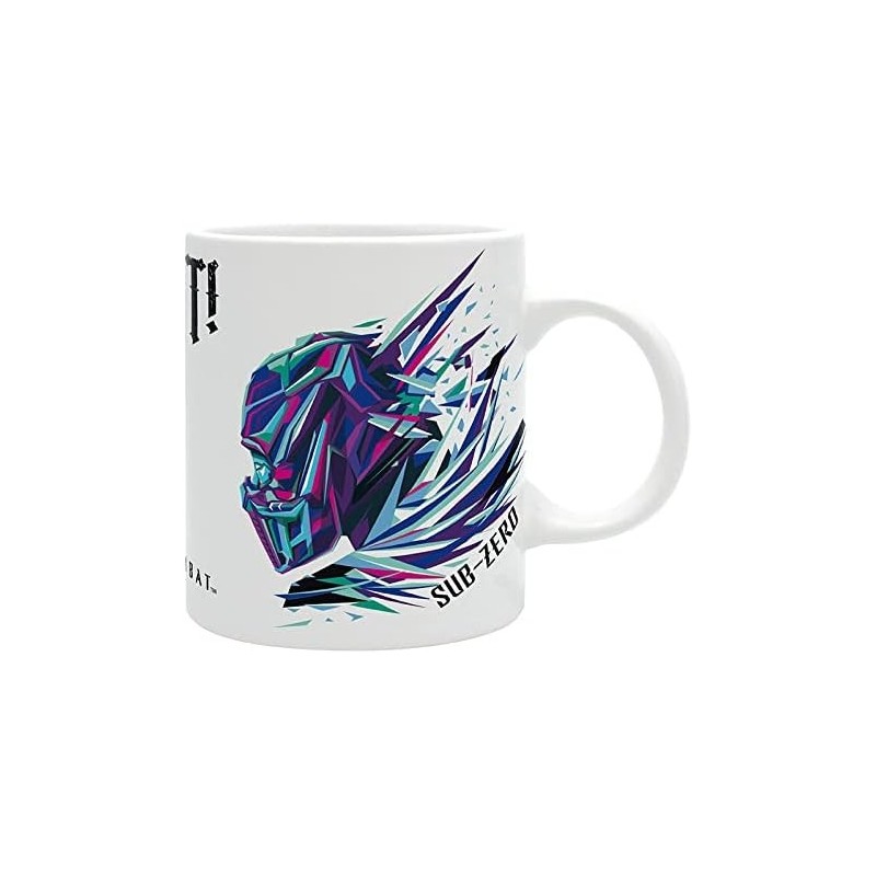 Taza Sub-Zero Vs Scorpion Mortal Kombat Cerámica 320 mls