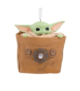 Figura Decorativa Grogu en Bolsa Star Wars The Mandalorian Navidad