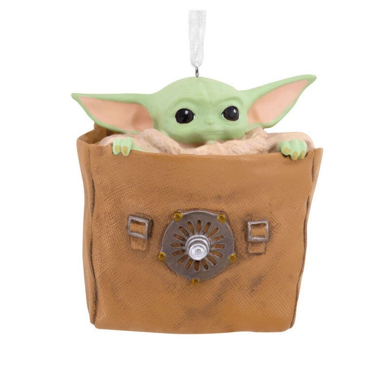 Figura Decorativa Grogu en Bolsa Star Wars The Mandalorian Navidad 