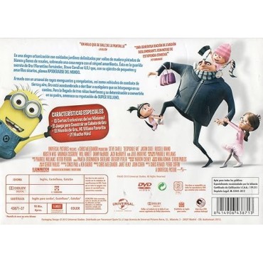 Gru: Mi Villano Favorito DVD Edición Horizontal [DVD]
