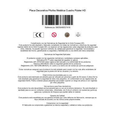 Placa Decorativa Pitufos Metálica Cuadro Póster HD